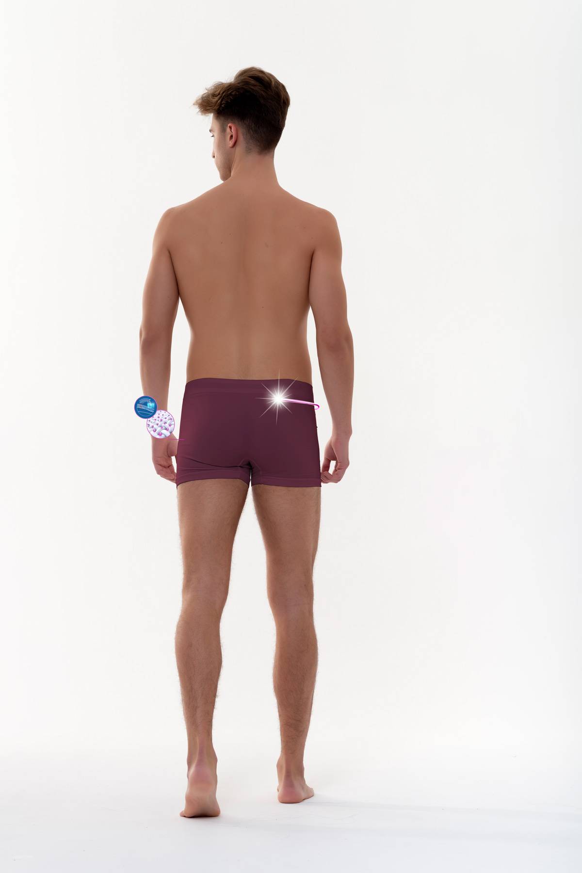 Pack. 3 Bóxer deportivo reafirmante con fibra Emana Mark