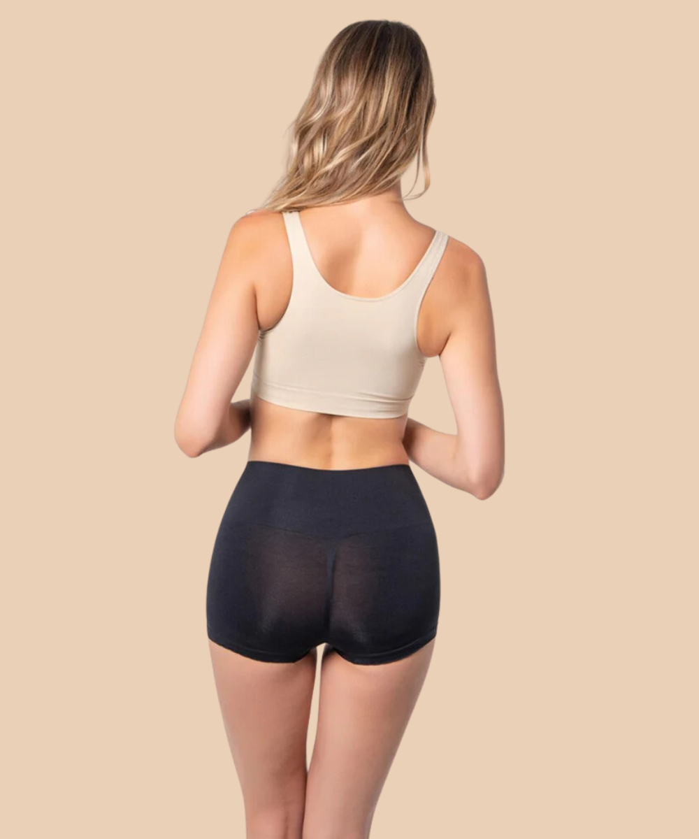 Gaine réductrice ventre plat sans couture avec fibre Emana Lidy