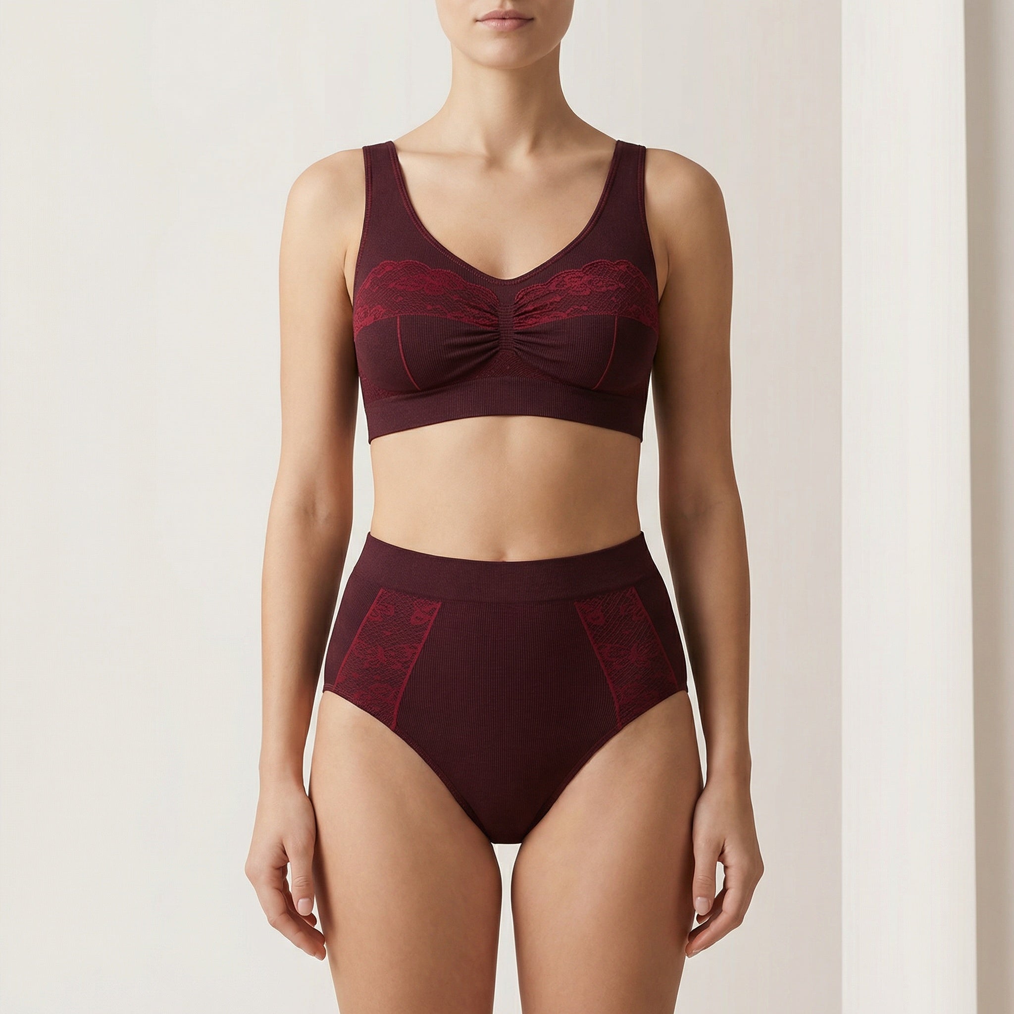 Biustonosz sportowy Alma bez fiszbin