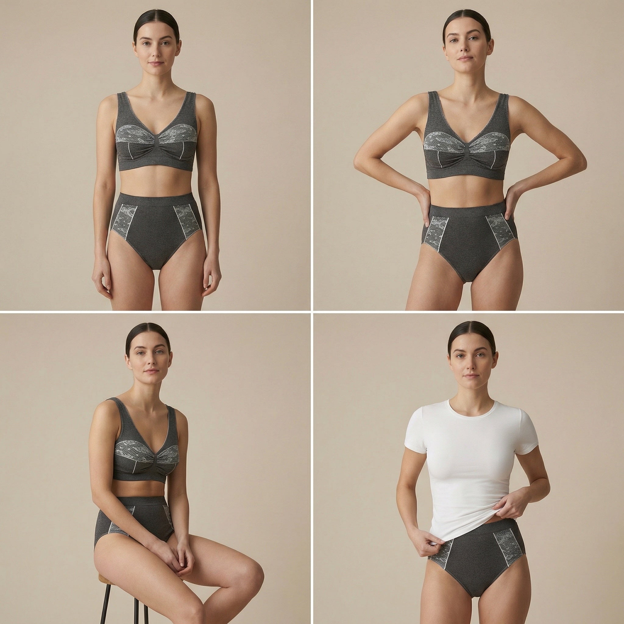 Biustonosz sportowy Alma bez fiszbin