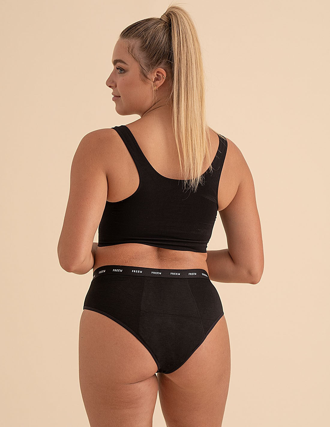 Pack de 3 Bragas menstruales para niñas Logos FreeU