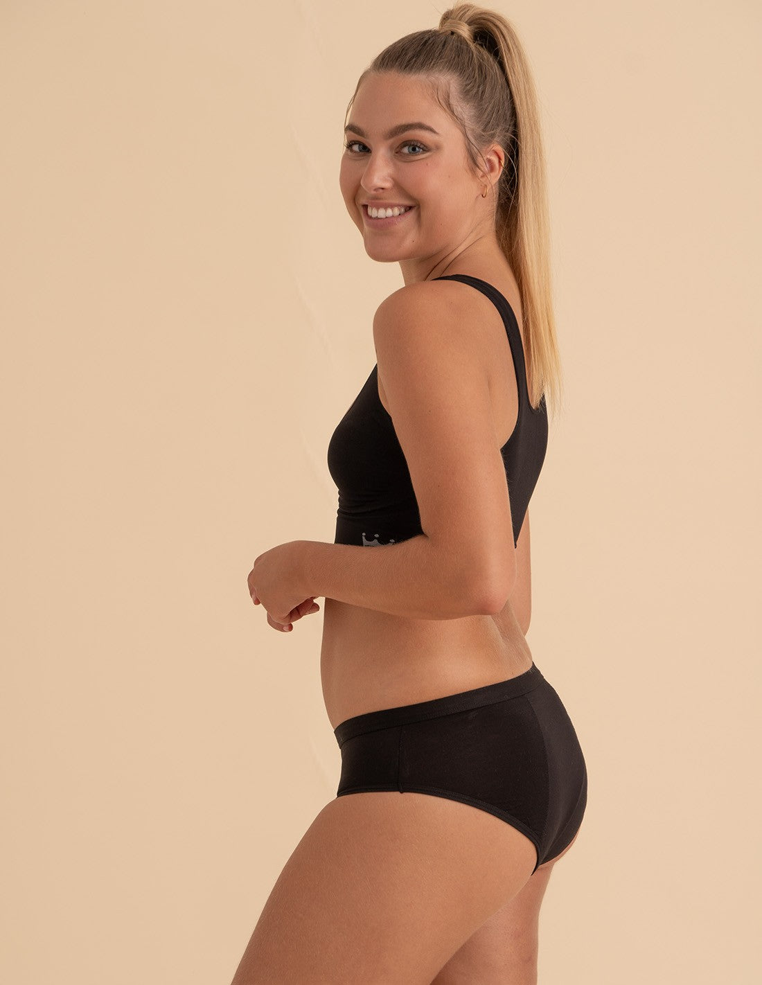 Braga menstrual para niñas de algodón flujo abundante Boston