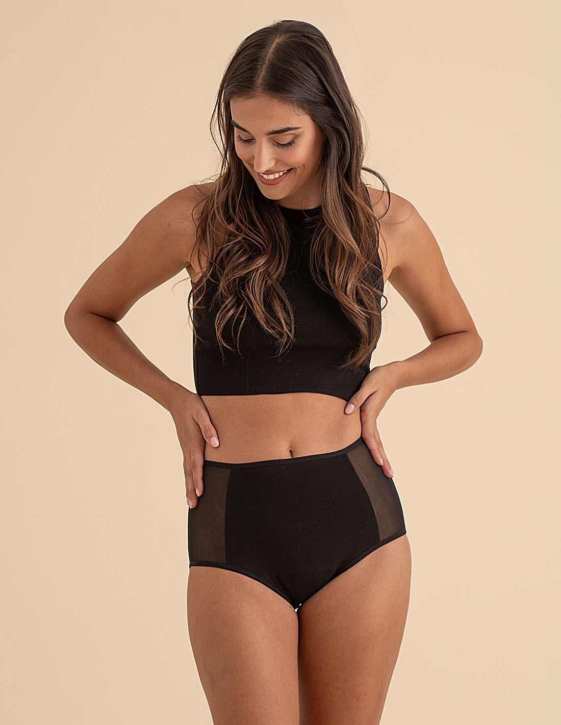 2 Bragas menstruales de algodón flujo abundante Valeria