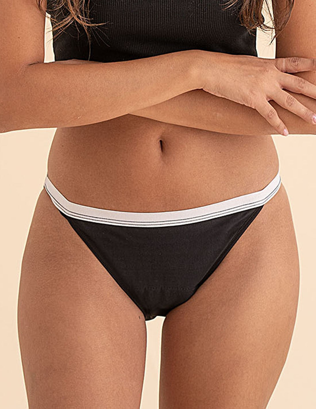 Pack de 2 Bragas brasileñas menstruales de absorción abundante Rio