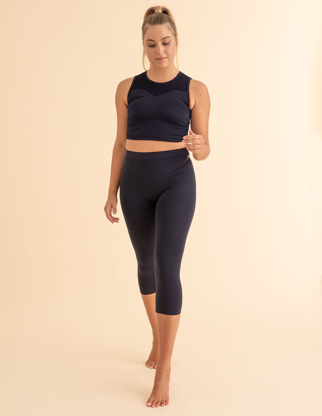 Legging capri compresivo, 200 den Nova