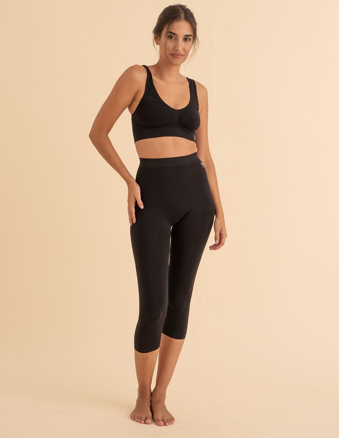 Legging capri compresivo, 200 den Nova