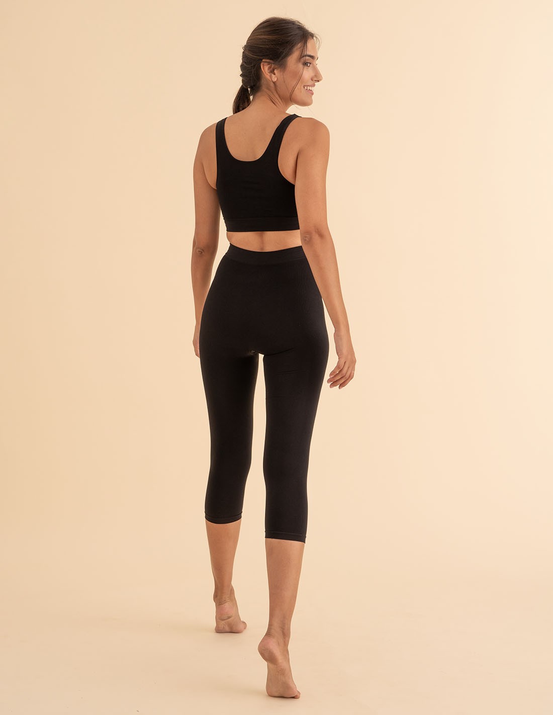 Legging capri compresivo, 200 den Nova