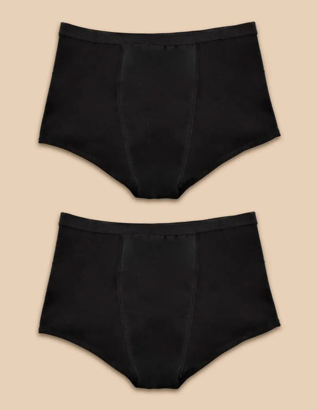 Pack:2 short menstruales flujo abundante, Amélie.