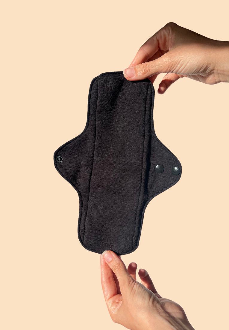 Pack. 4- Compresa menstrual flujo abundante de algodón Youcare.