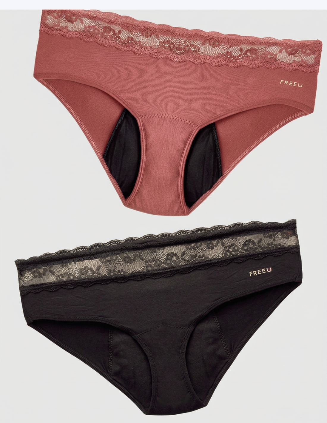 Pack 2 Bragas Menstruales de Bambú Flujo Abundante | Lola