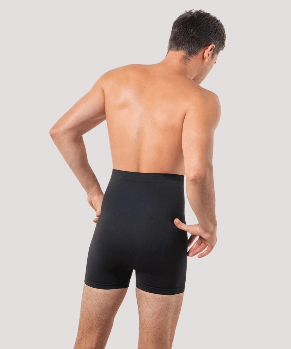 High-rise slimming boxer shorts with Emana fiber and Marc FIR Technology.