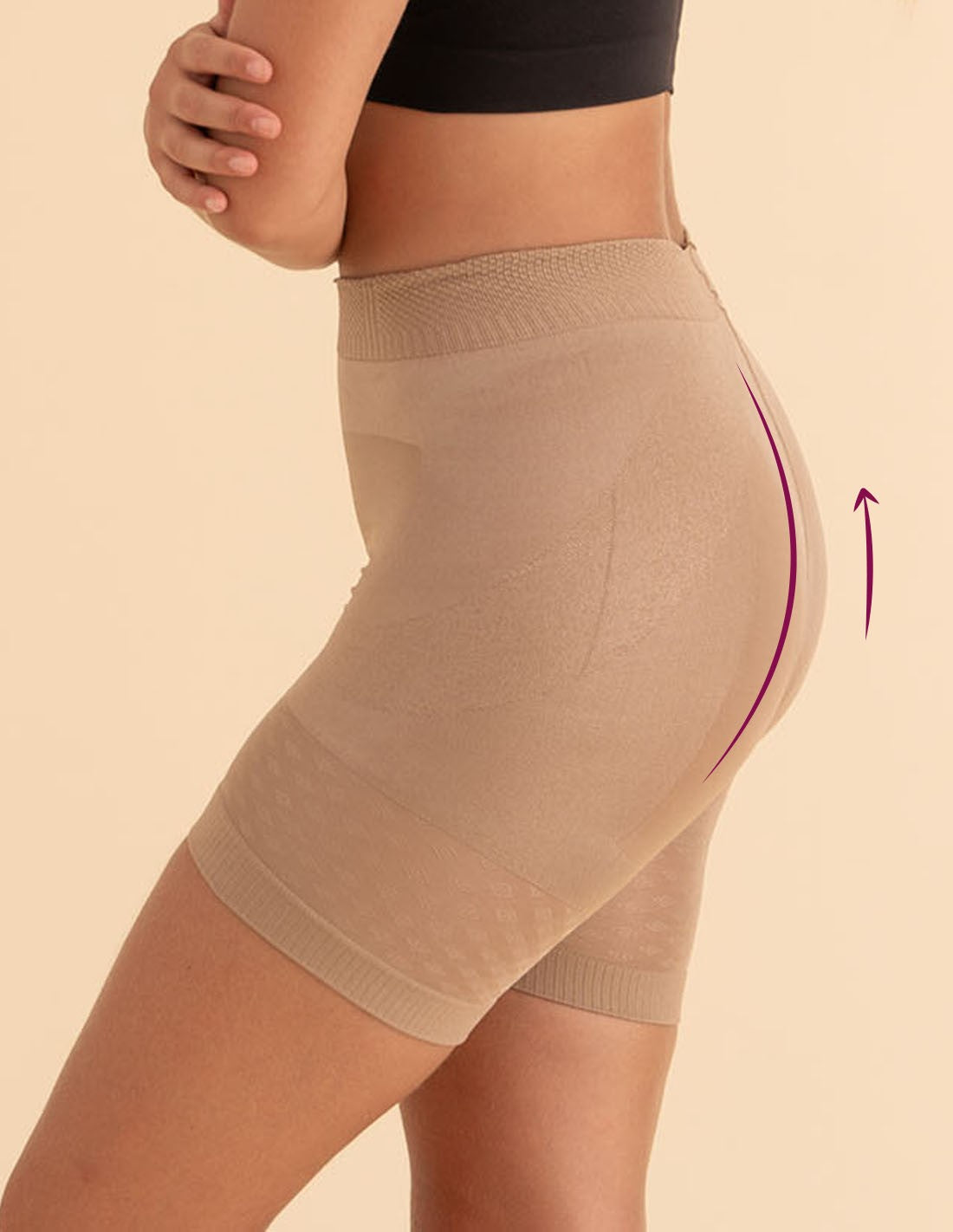 Pack:2 Faja reductora con banda push up Marie