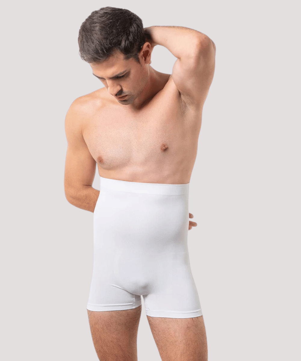 High-rise slimming boxer shorts with Emana fiber and Marc FIR Technology.
