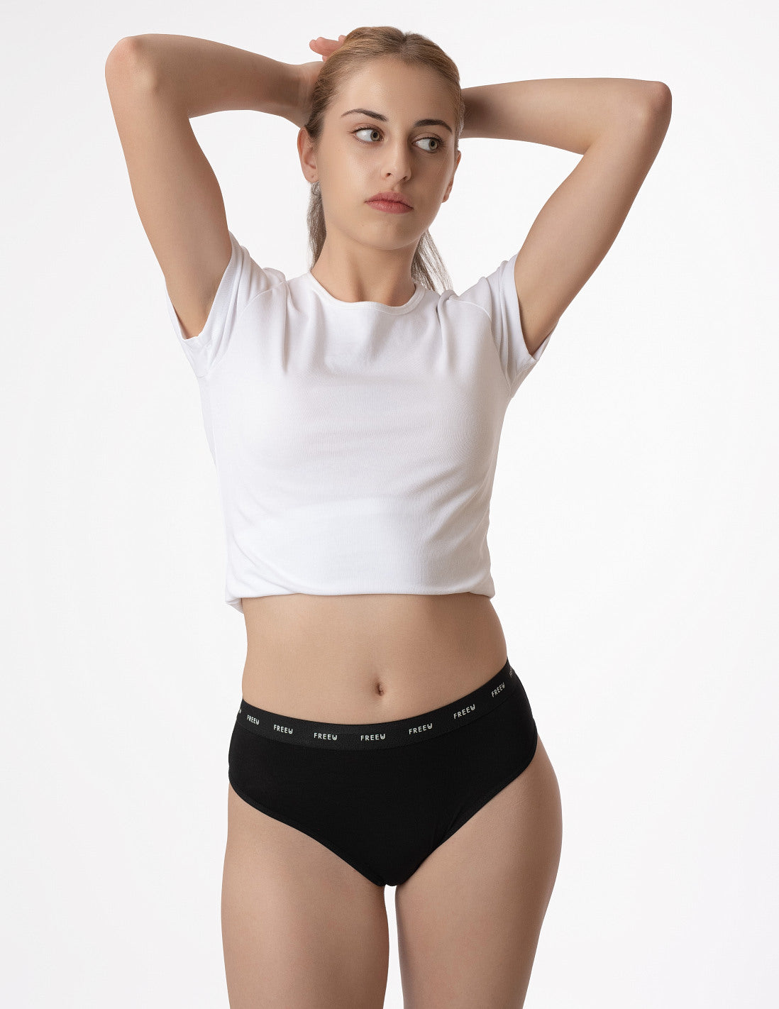 3 culottes menstruels TEEN en bambou Logos FreeU