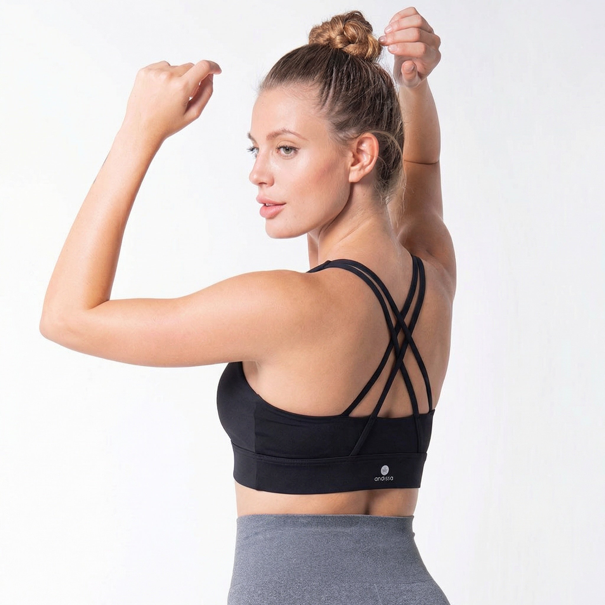 High support sports top, Nice.