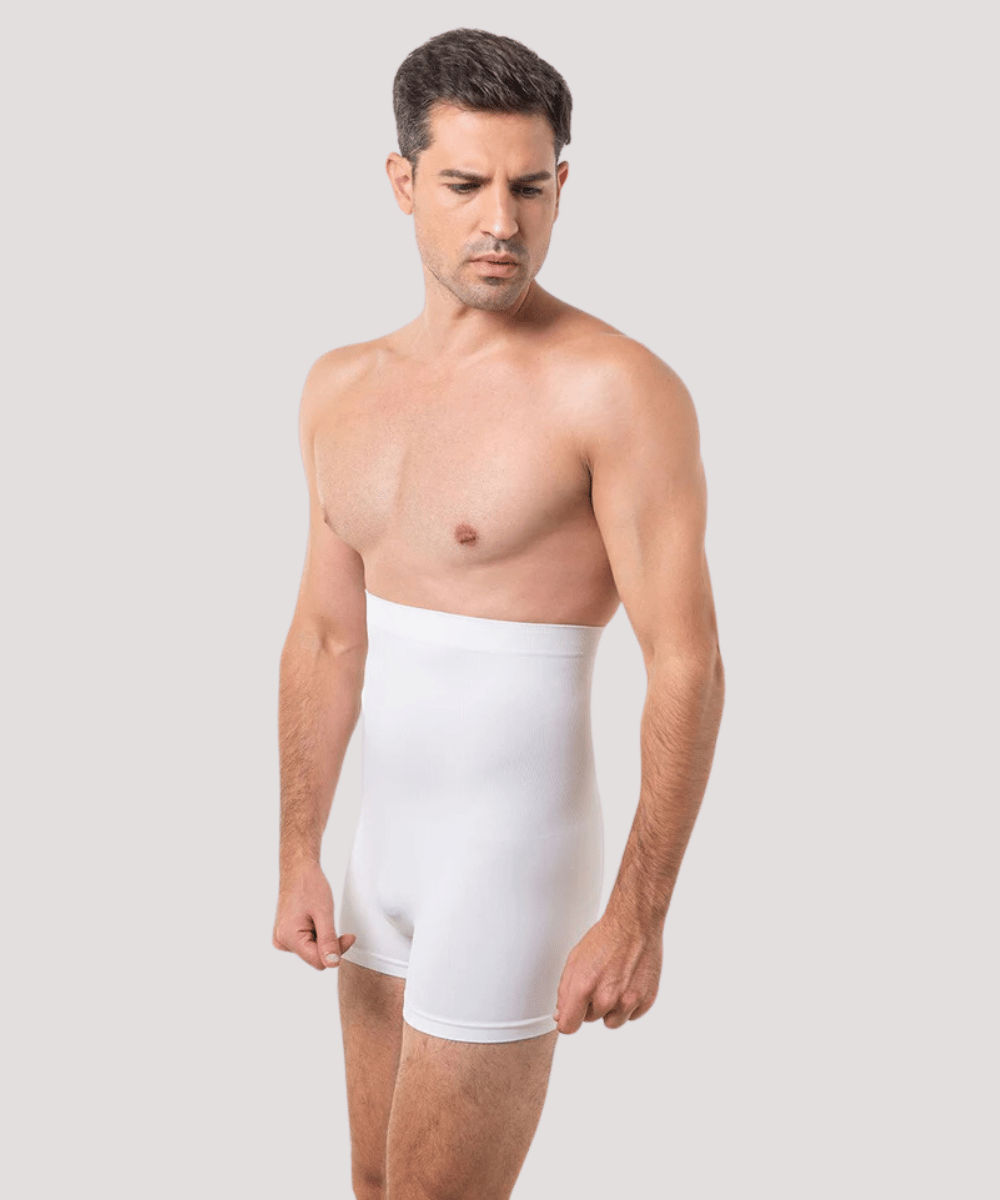 High-rise slimming boxer shorts with Emana fiber and Marc FIR Technology.