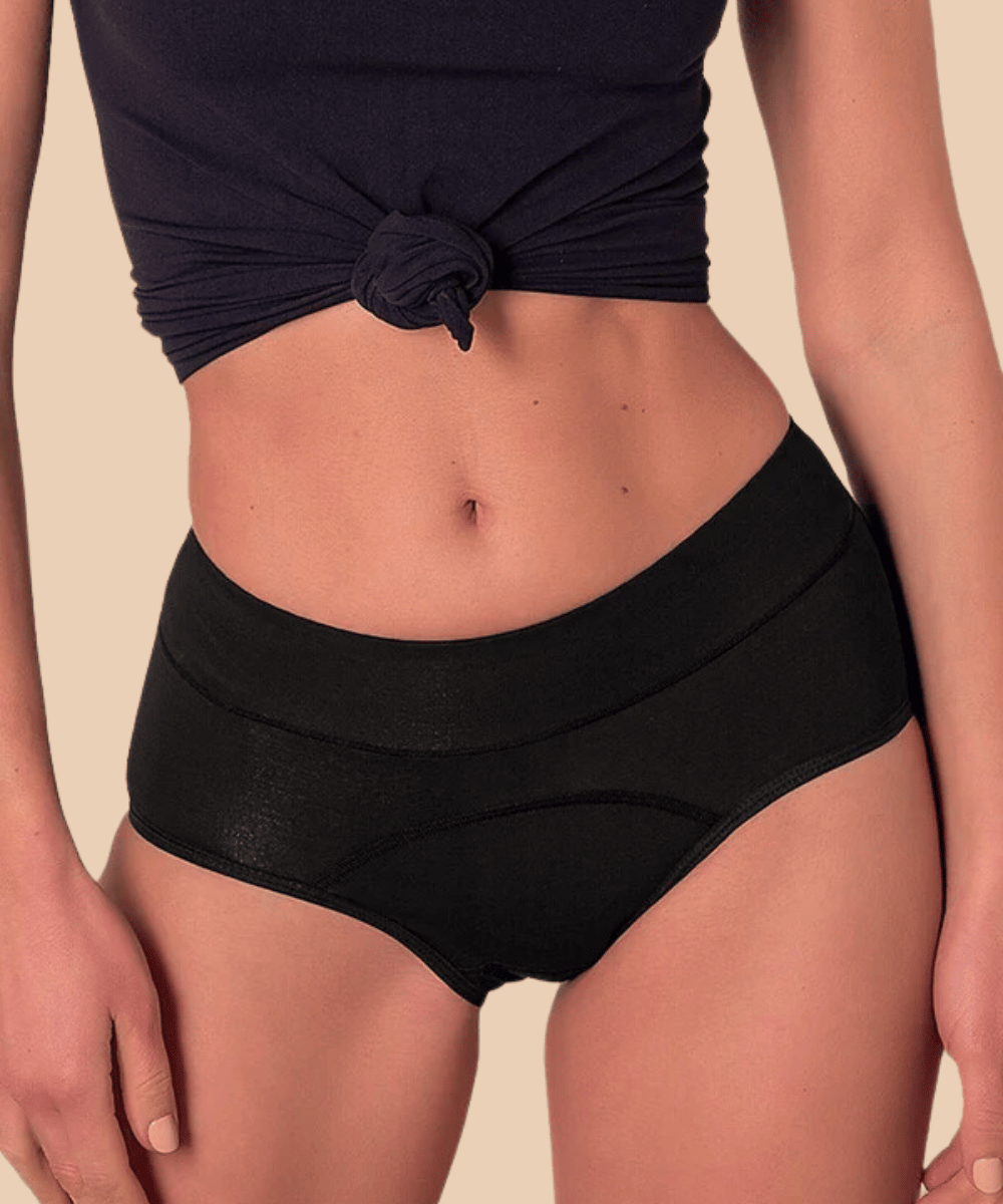 2 bragas menstruales de algodón Absorbentes para no usar salvaslips Indy