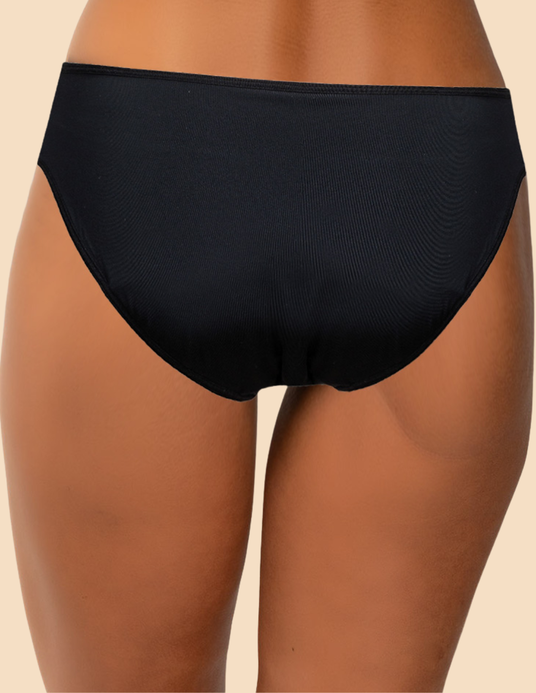 Bikini de baño brasileño completo menstrual Bimba 2 PIEZAS Burdeos +BRAGUITA DE BAÑO