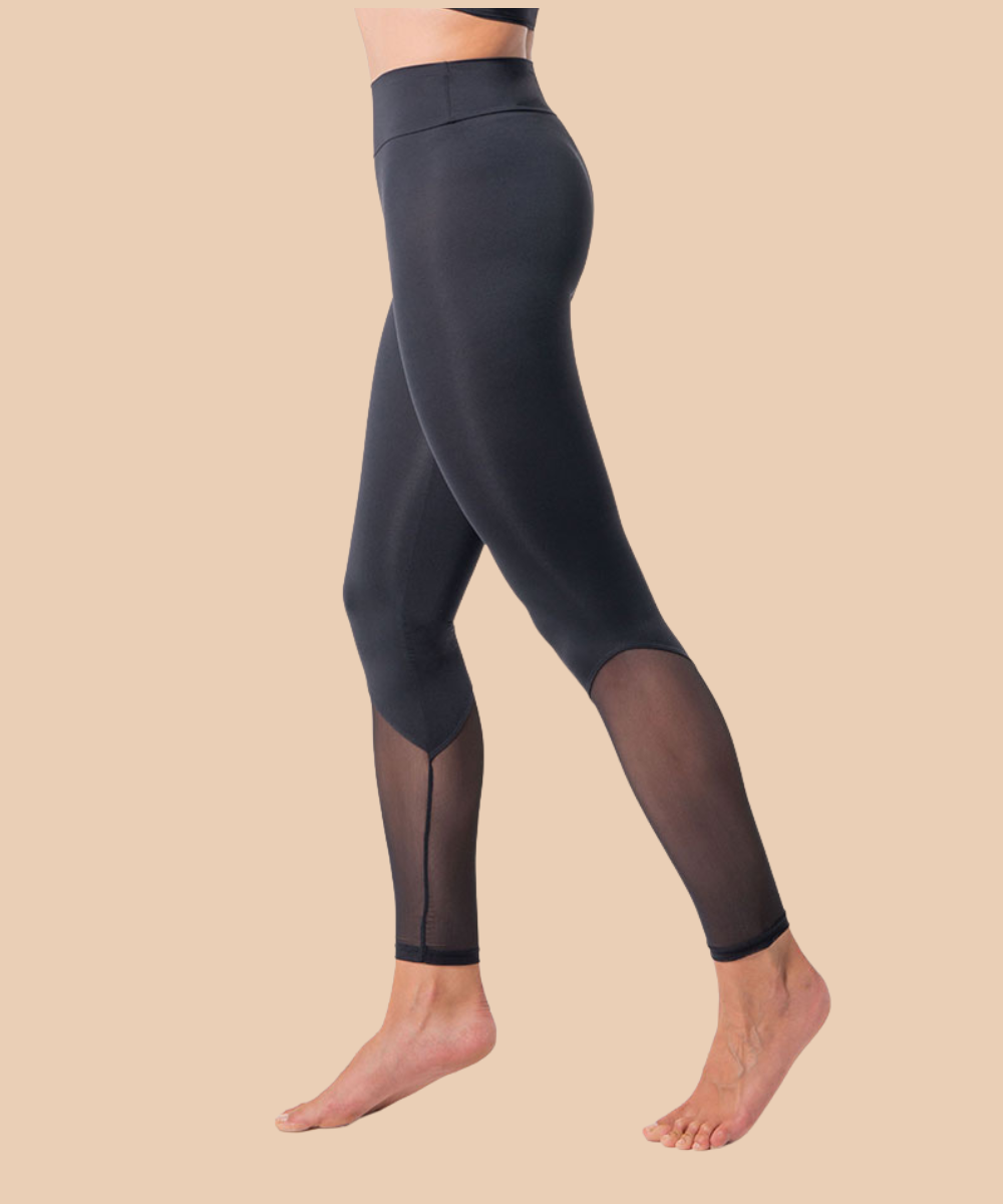 Chiara high-waisted sheer sports leggings