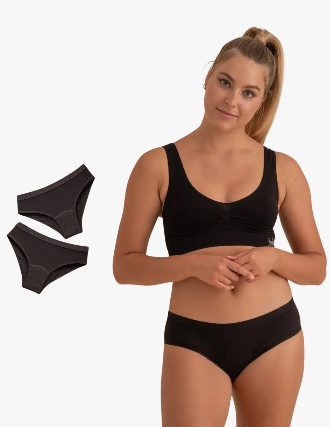2-Pack Menstrual Brief – 12-Hour Leak-Proof Protection Boston