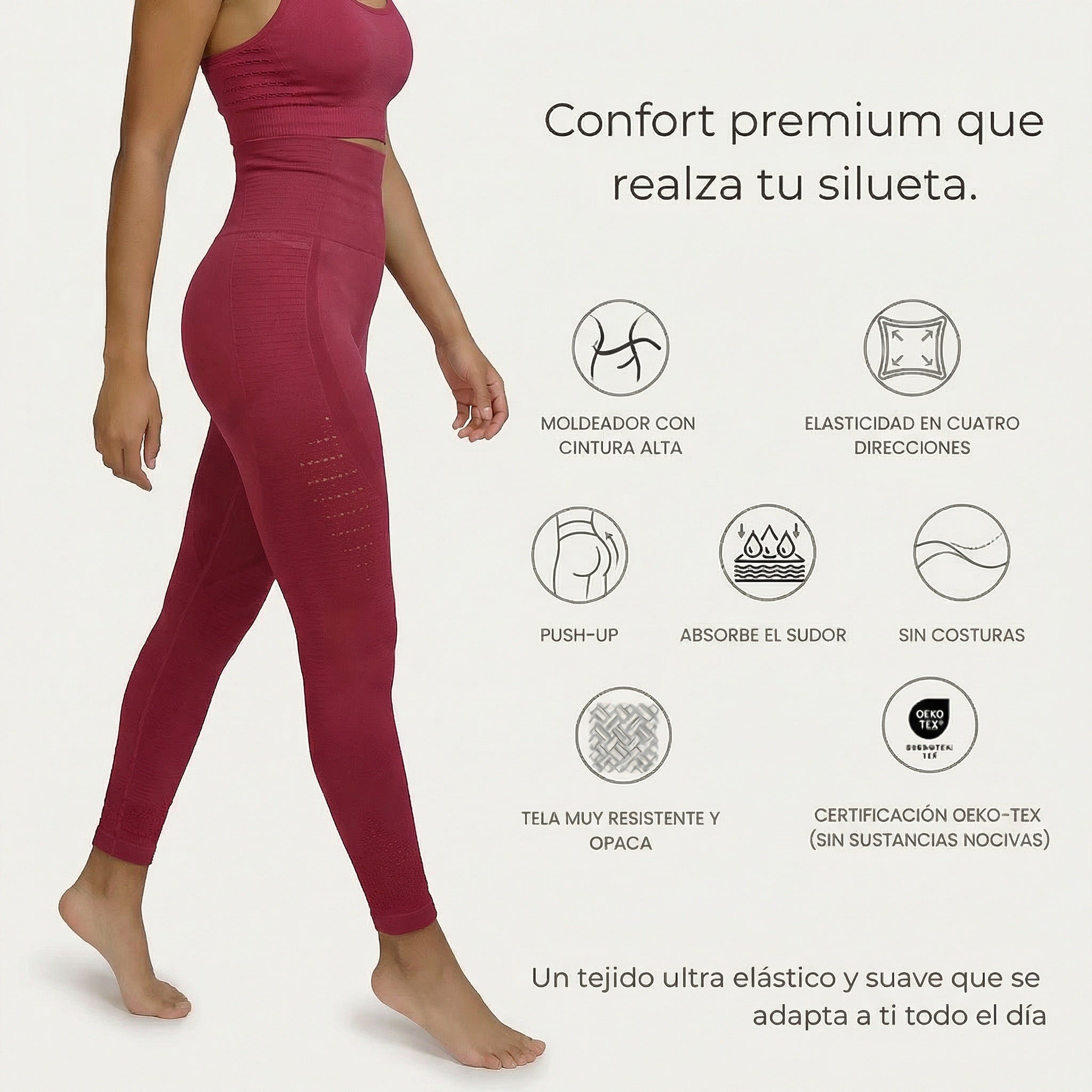 Legging de sport sans couture Indira