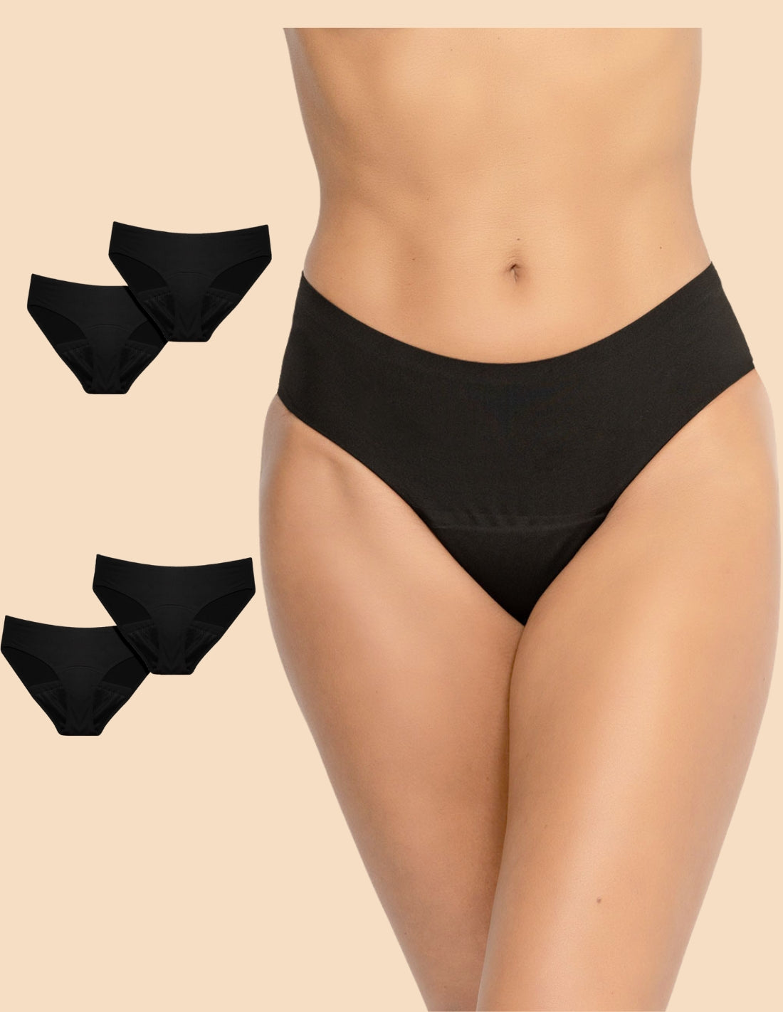 4 culottes menstruelles invisibles Berta