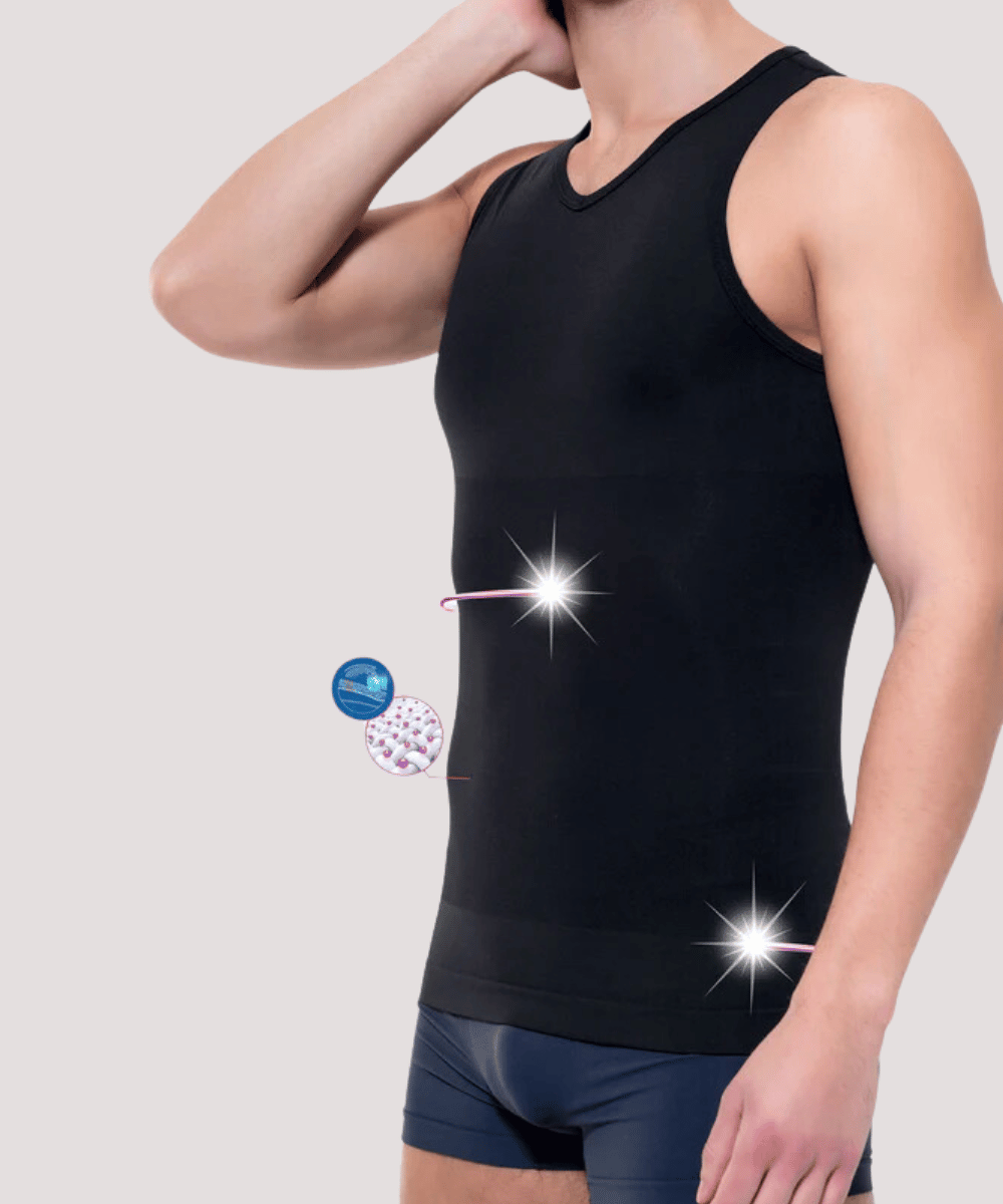 Ensemble : T-shirt et ceinture amincissante avec fibre Emana et technologie FIR Speed