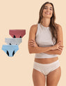 3 Bragas menstruales para niñas en bambu Ayub