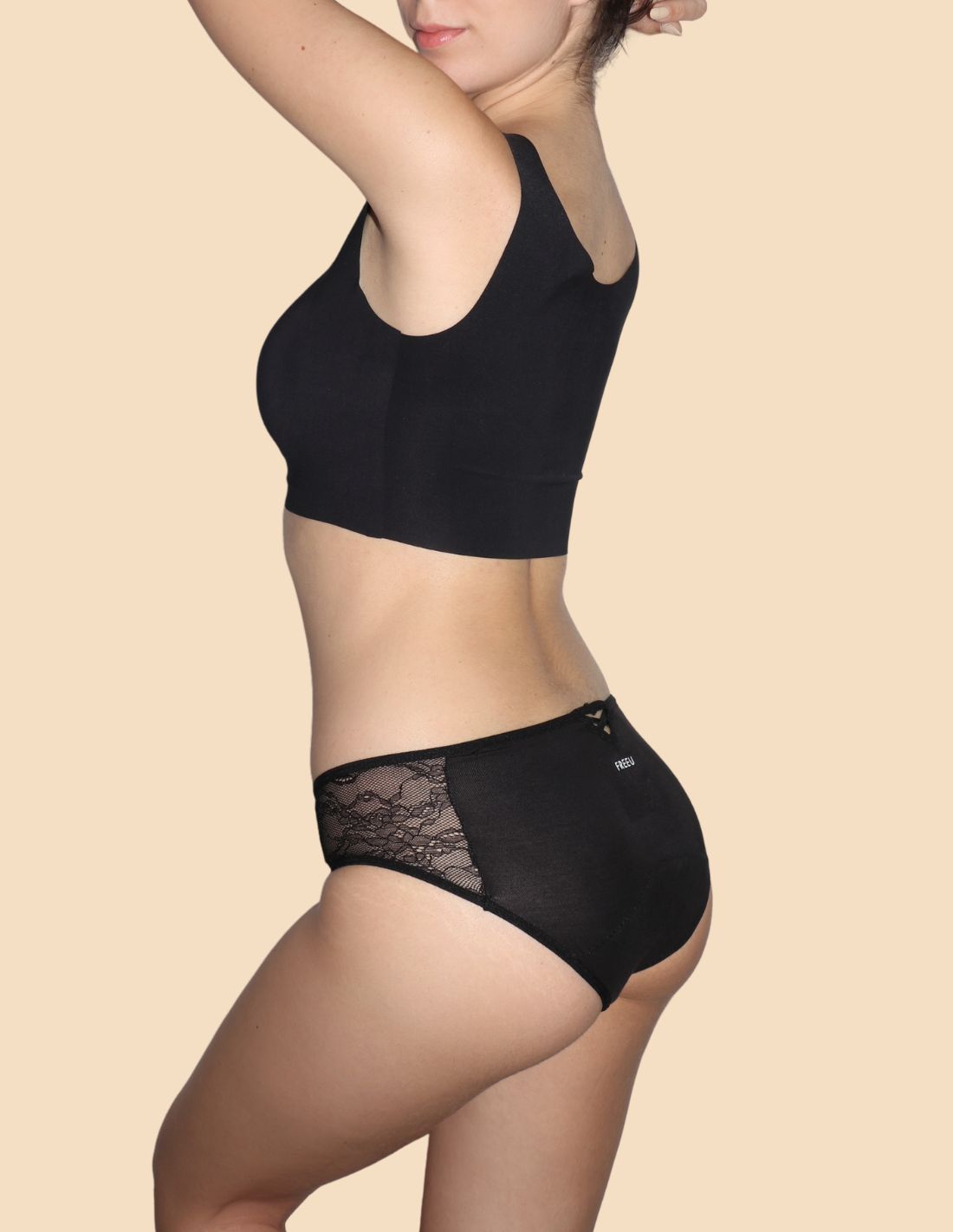 Culotte menstruelle en bambou Cloé flux abondant