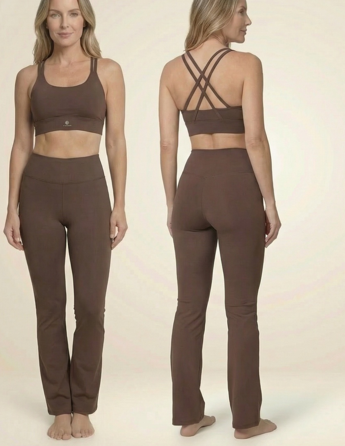 Legginsy modelujące rozkloszowane w stylu Monaco.