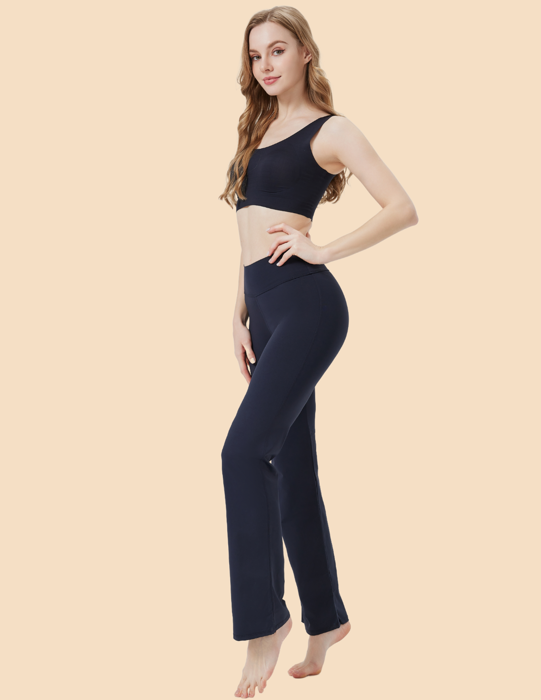 Monaco flared pocket leggings.