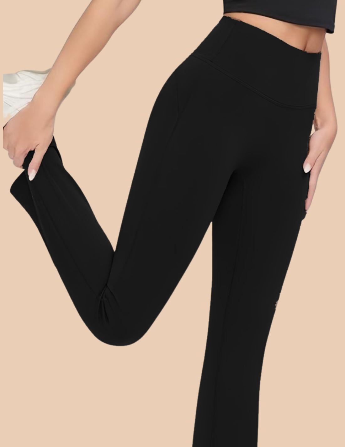 Leggings acampanados con bolsillo flare Mónaco.