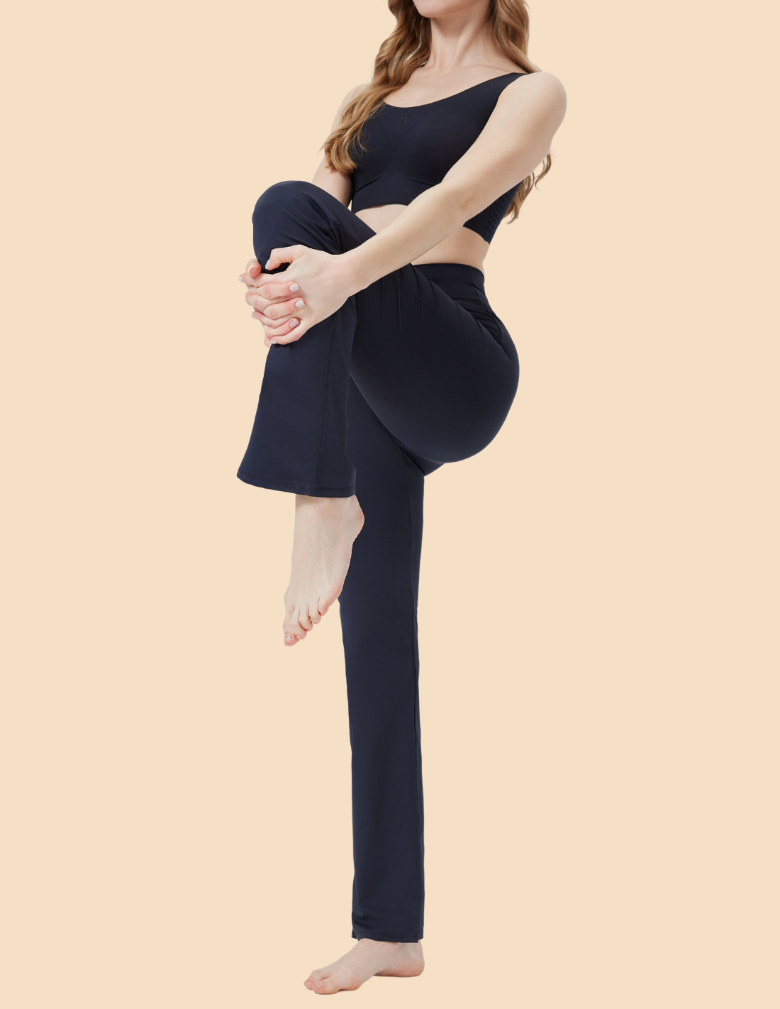 Leggings acampanados con bolsillo flare Mónaco.