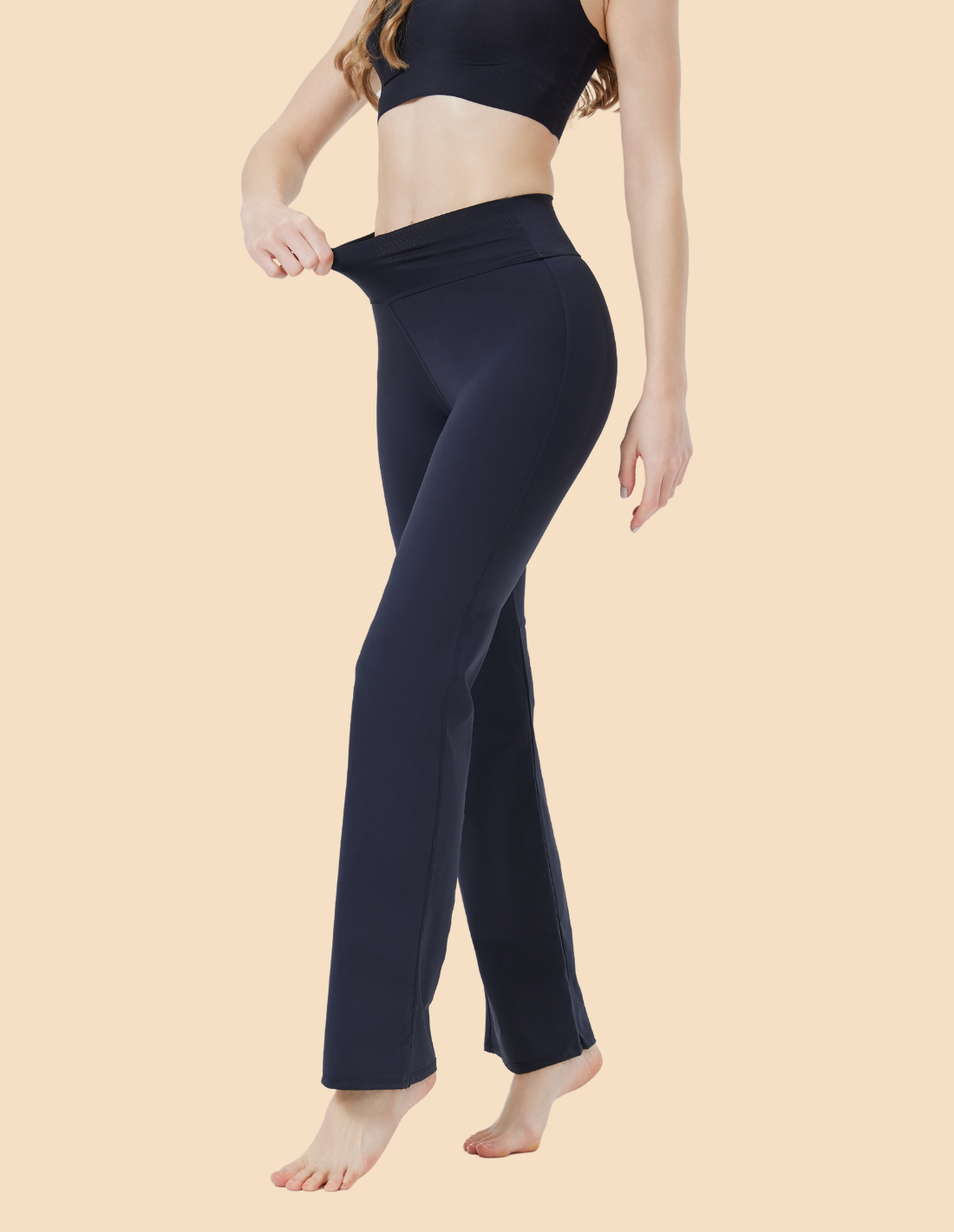Leggings acampanados con bolsillo flare Mónaco.