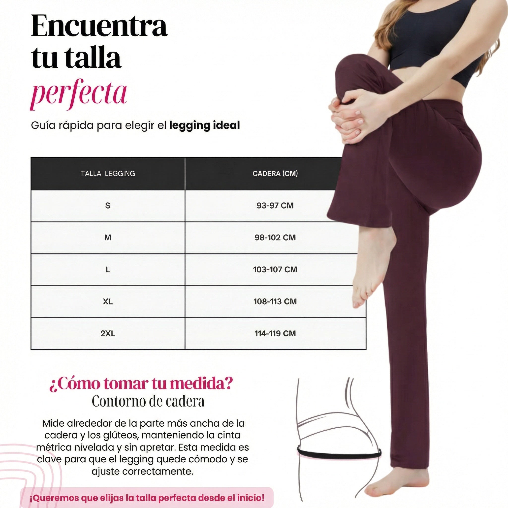 Leggings acampanados flare Milan