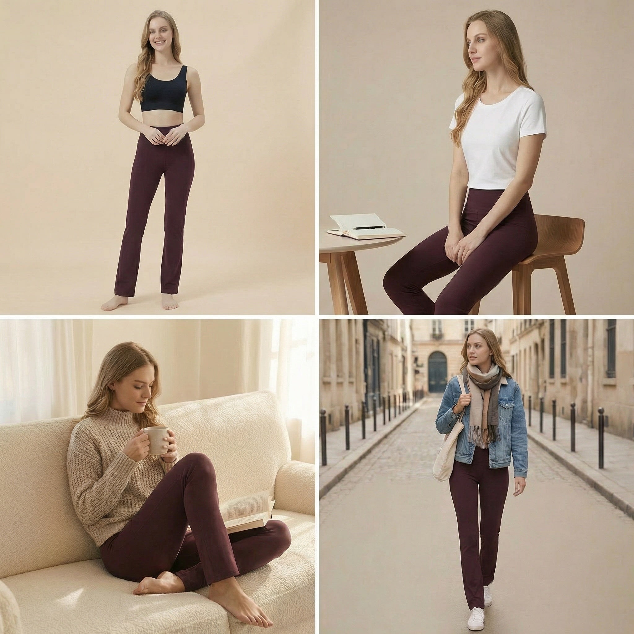 Leggings acampanados flare Milan