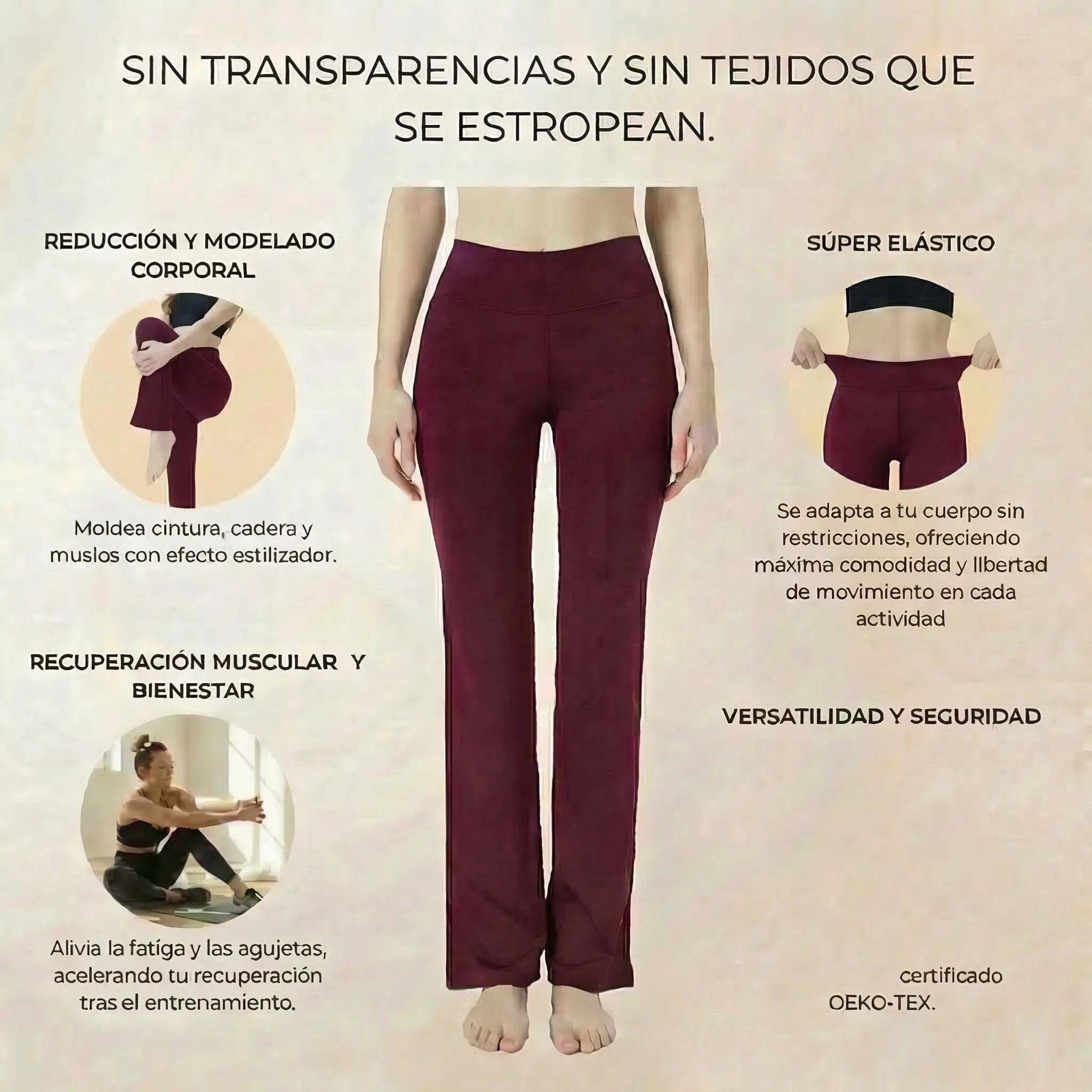 Legginsy modelujące rozkloszowane w stylu Monaco.