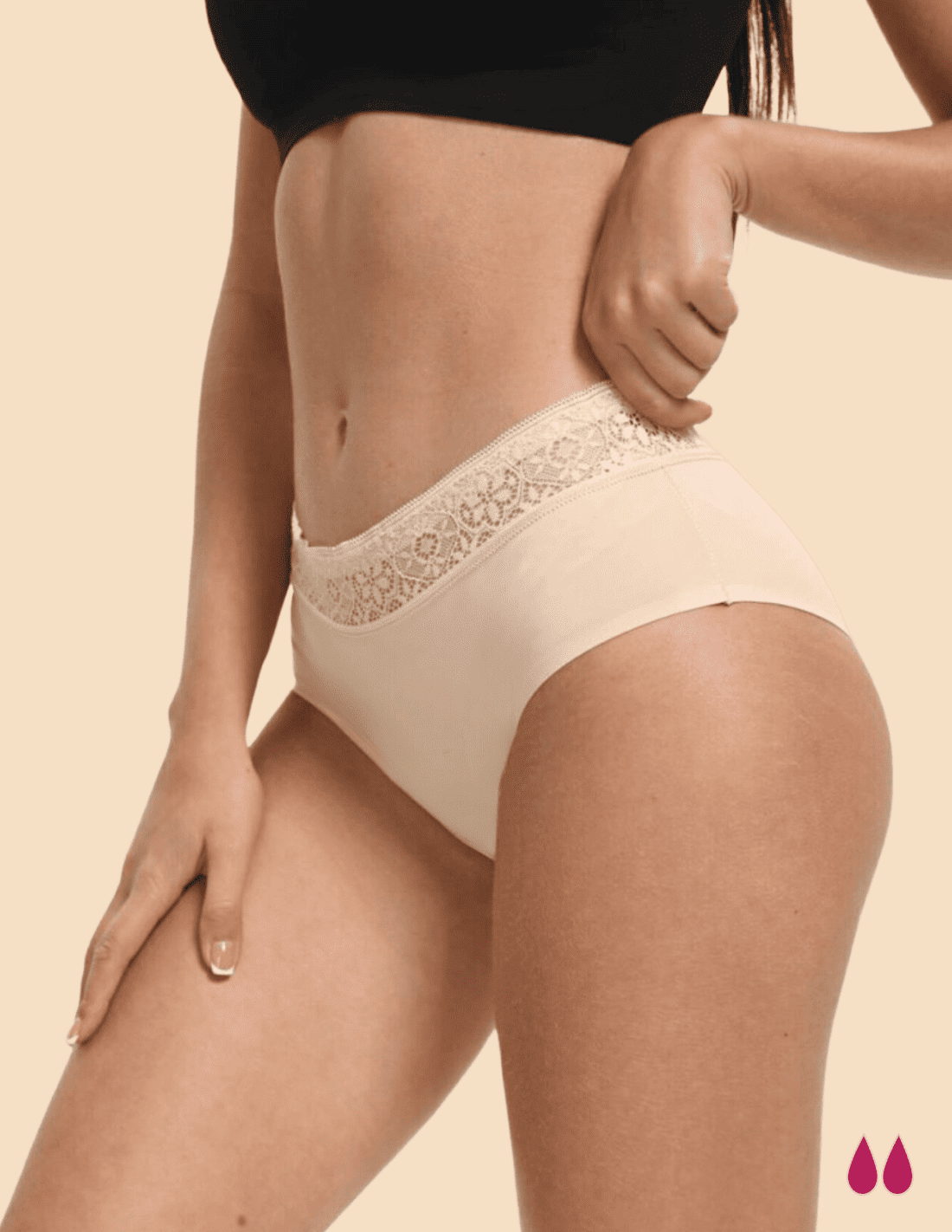 Culotte menstruelle découpée au laser Sardaigne