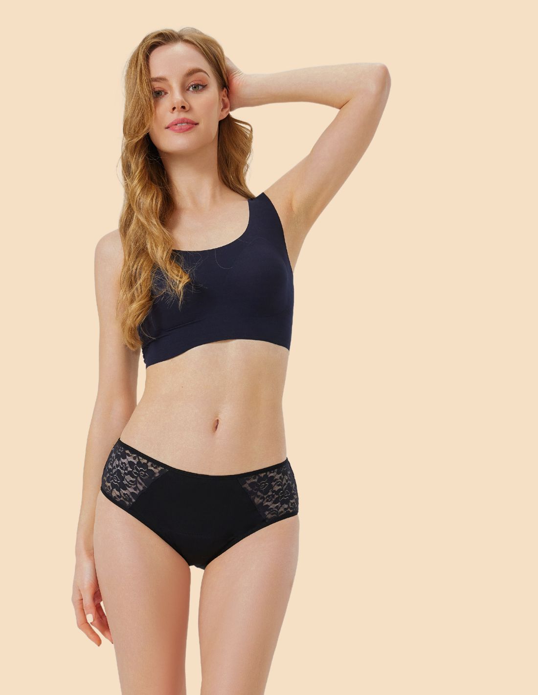 Braga menstrual Extra Absorbente de algodón flujo abundante Laia