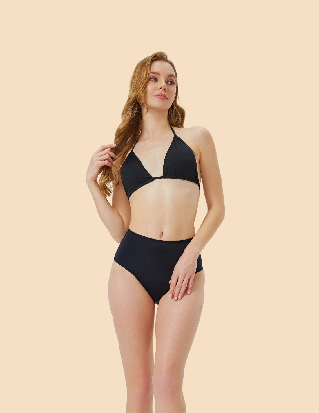 Reusable menstrual full swim bikini heavy flow protection up to 4 hours Briggite