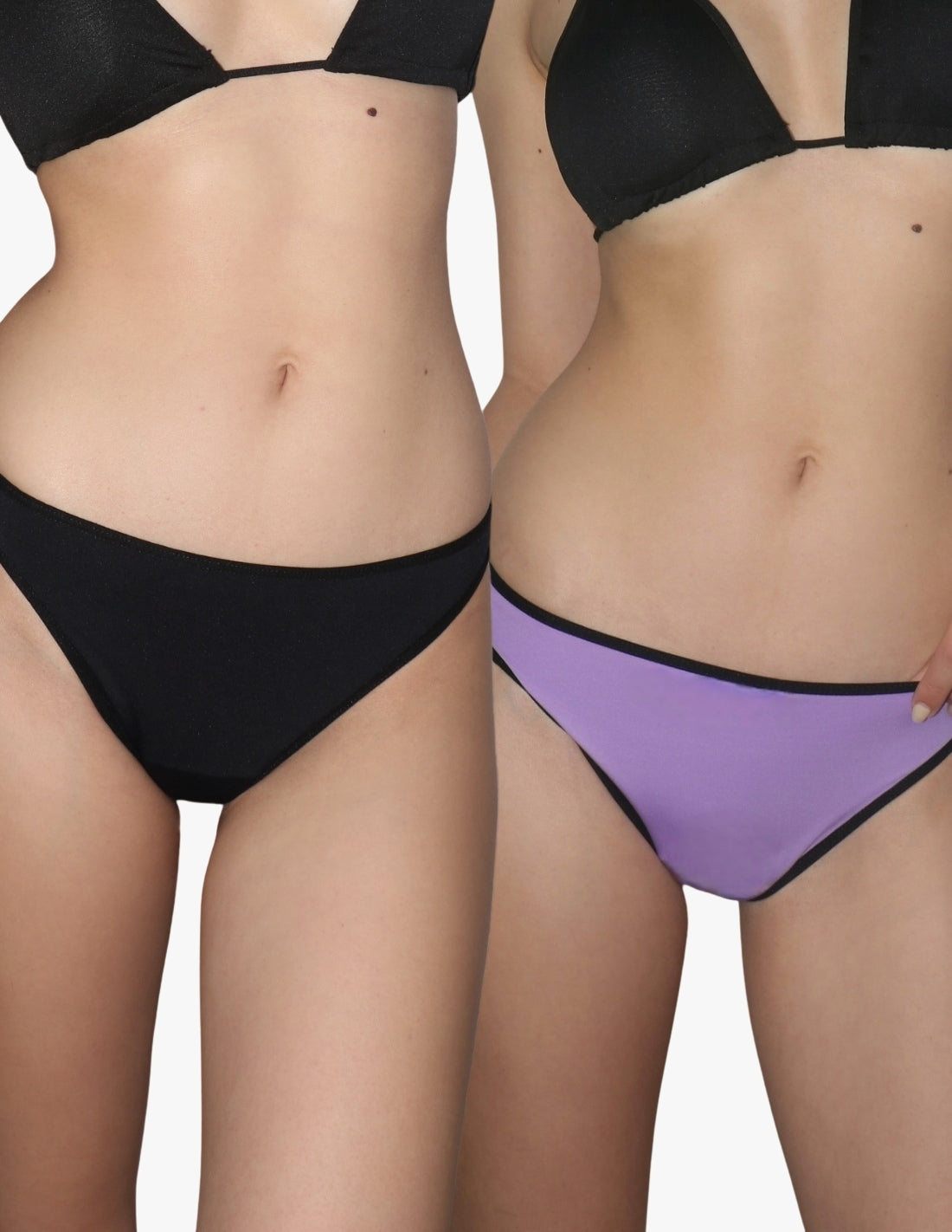 Pack 2 Bragas de Baño Menstrual Brasileña flujo abundante Mara