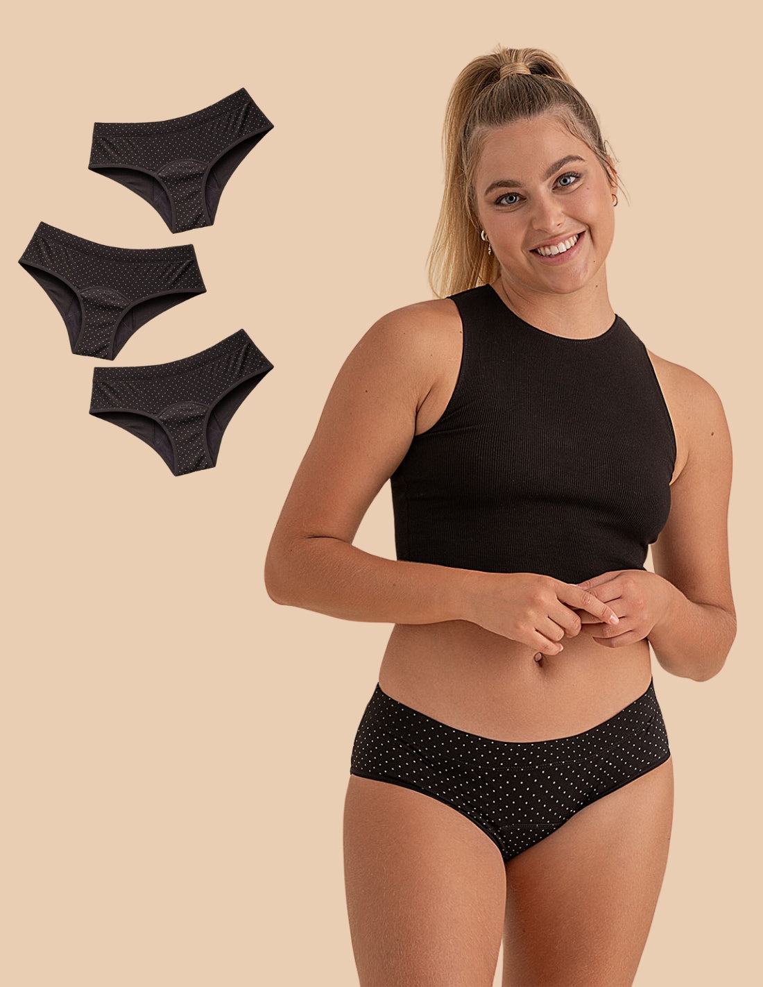 Culotte menstruelle de sport TEEN Moons
