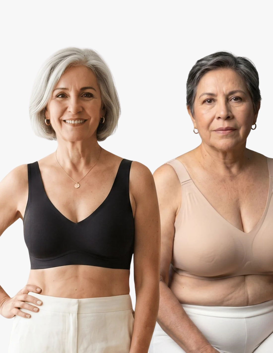 Wireless Bra D Cup – Chelo Collection | Removable Foam and Anti-Pressure Straps