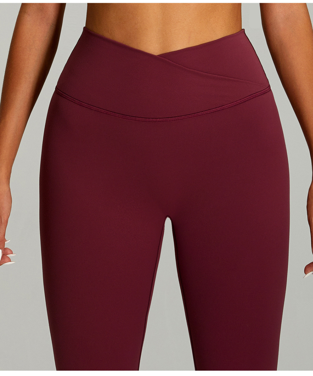 Legging deportivo con Cintura alta en Vy bolsillo trasero, Diva