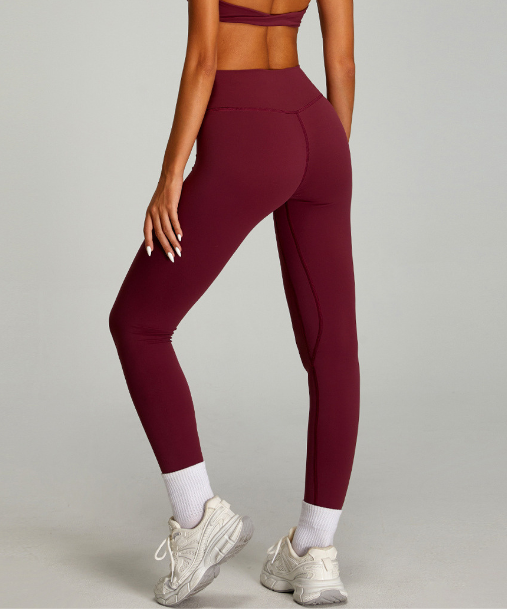 Legging deportivo con Cintura alta en Vy bolsillo trasero, Diva
