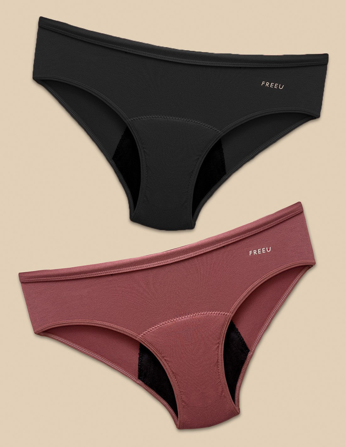 Pack 2 Bragas menstruales para adolescentes flujo abundante Boston