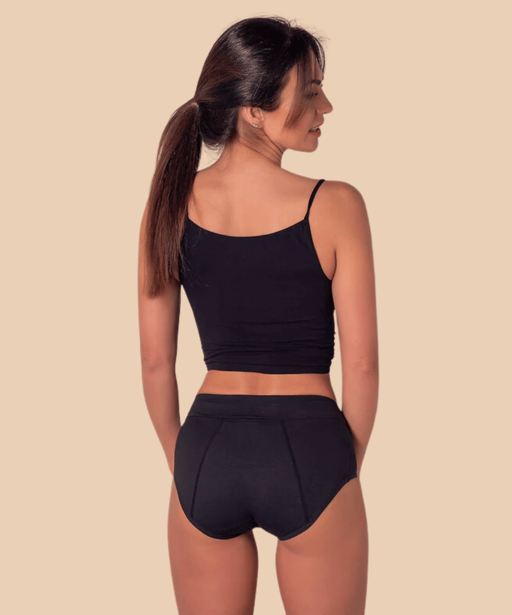 2 bragas menstruales de algodón Absorbentes para no usar salvaslips Indy