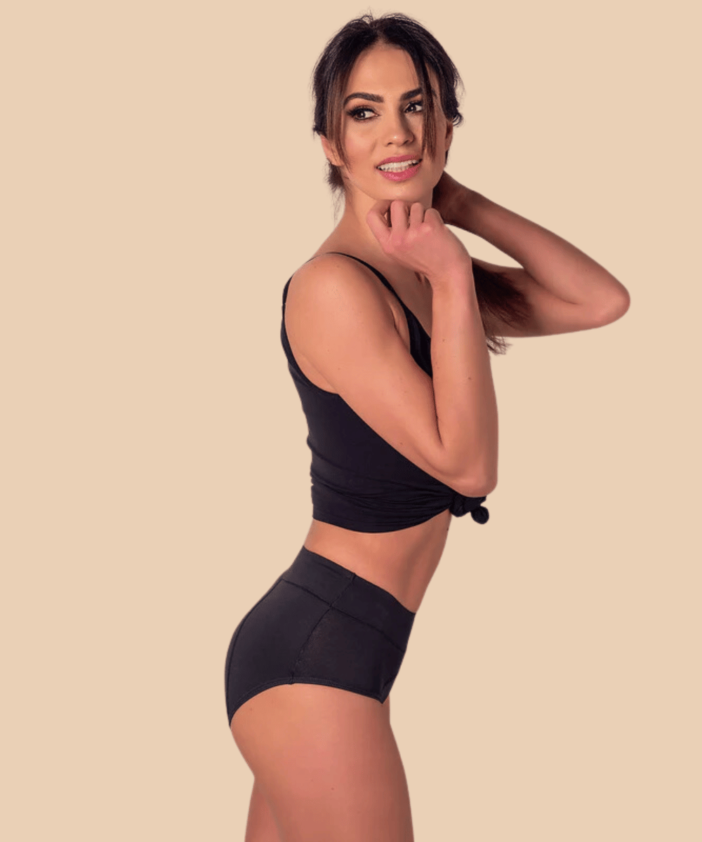 2 bragas menstruales de algodón Absorbentes para no usar salvaslips Indy