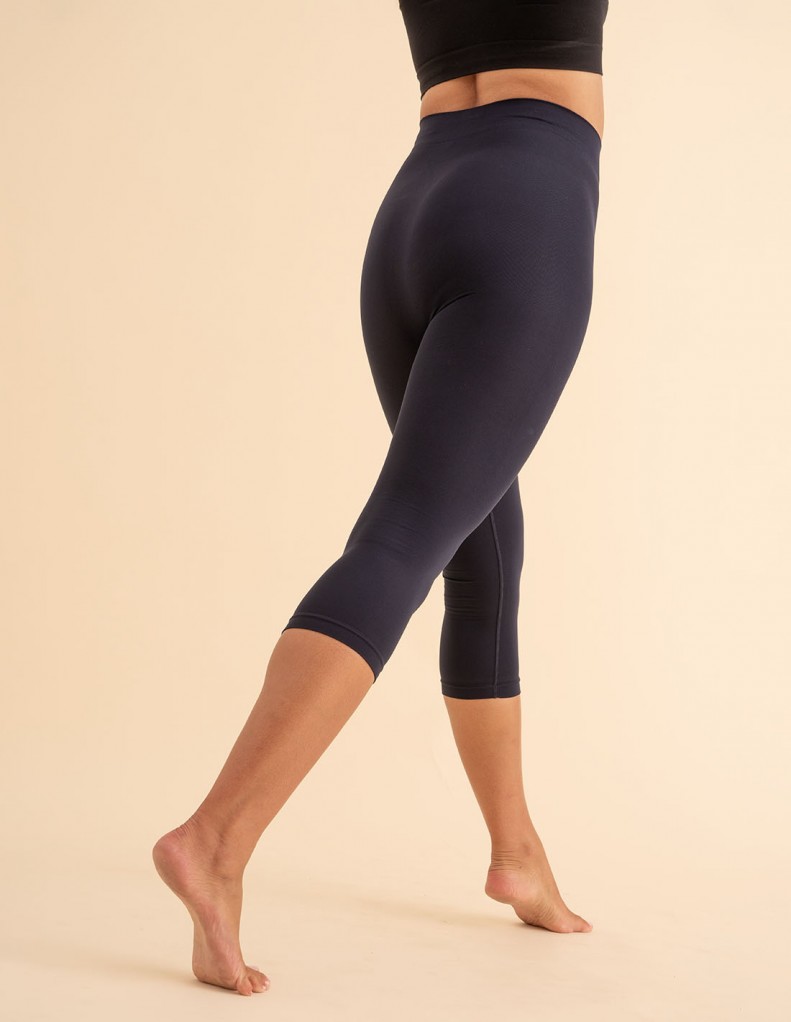 Leggings hasta la rodilla para mujer Capris de ejercicio de yoga de talle  alto para verano informal con bolsillos Pompotops ulkah943770