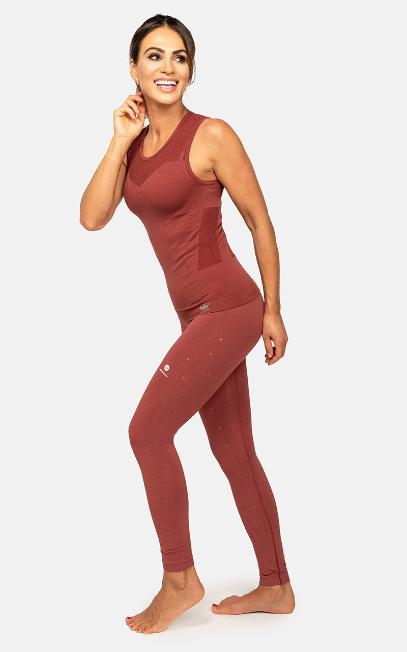 Set: Legging y Camiseta deportiva con fibra Emana, NamastÃ©